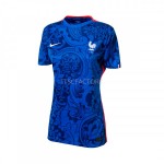 Camisolas de futebol França Mulher Equipamento Principal Euro 2022 Manga Curta